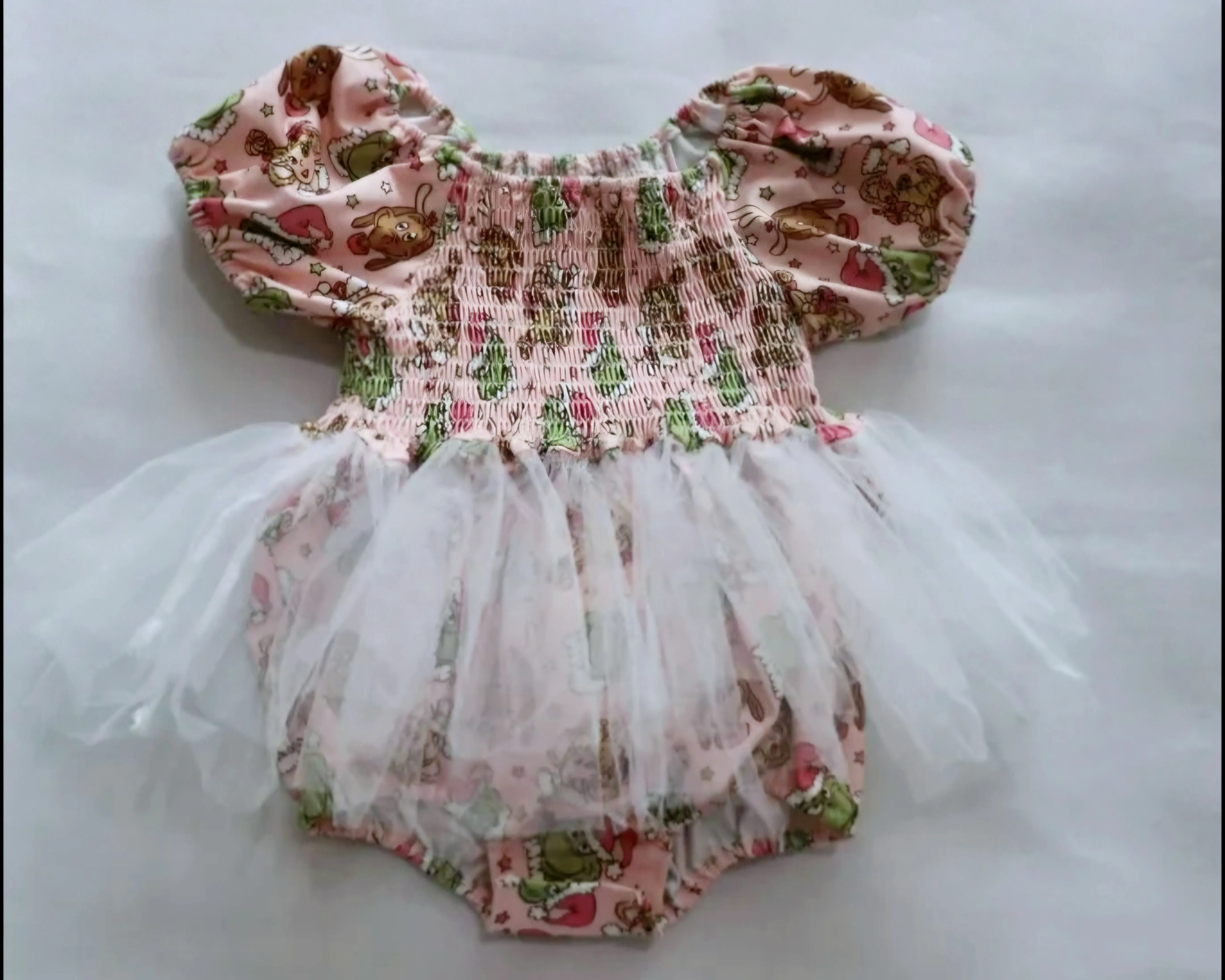 $16.00 EA - 3-6 X 2, 6-12 X 2, 12-24 X 2 - Baby Tutu Twinning Character Dresses - Cindy Lou
