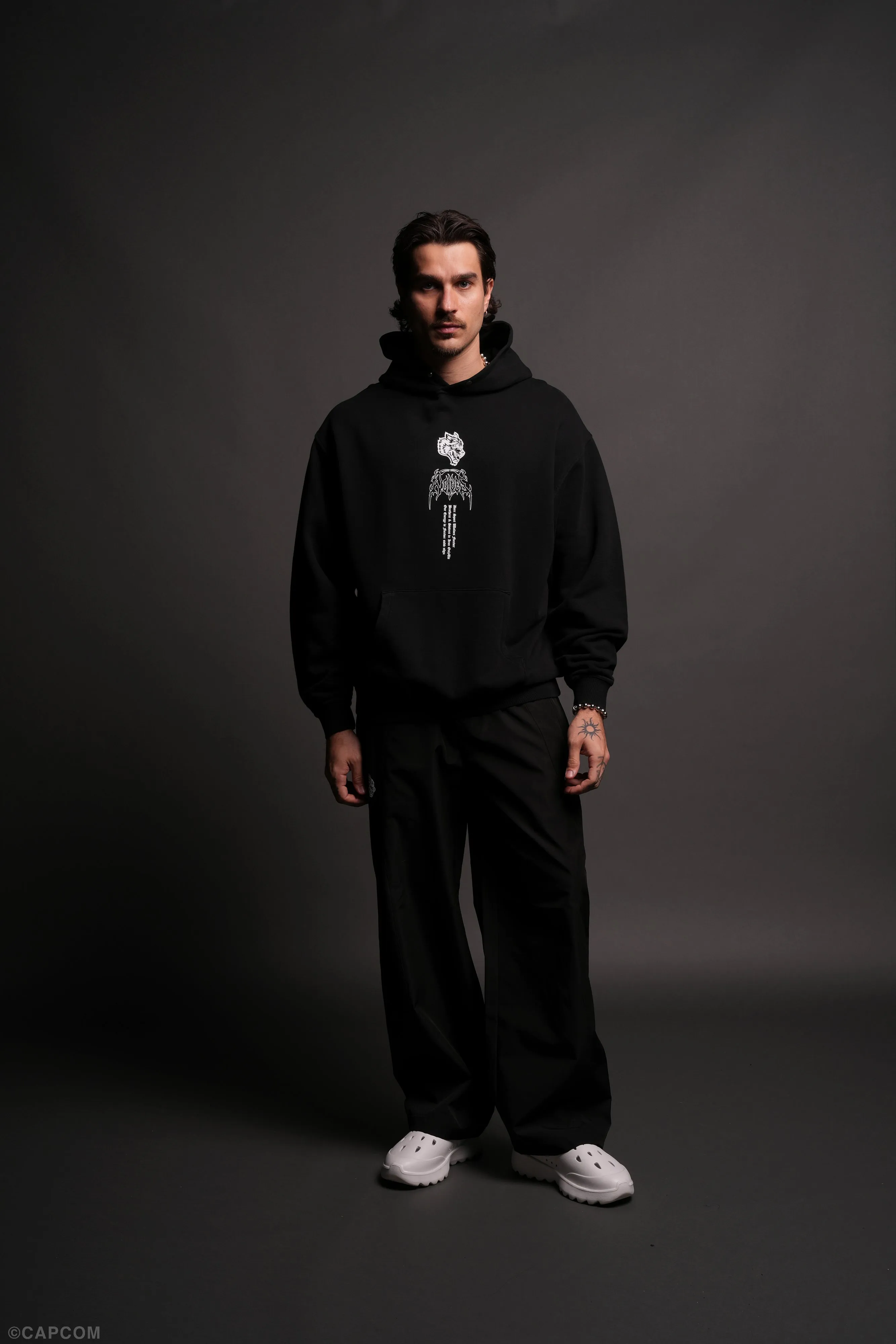 Akuma Forever "Pierce" Hoodie in Black