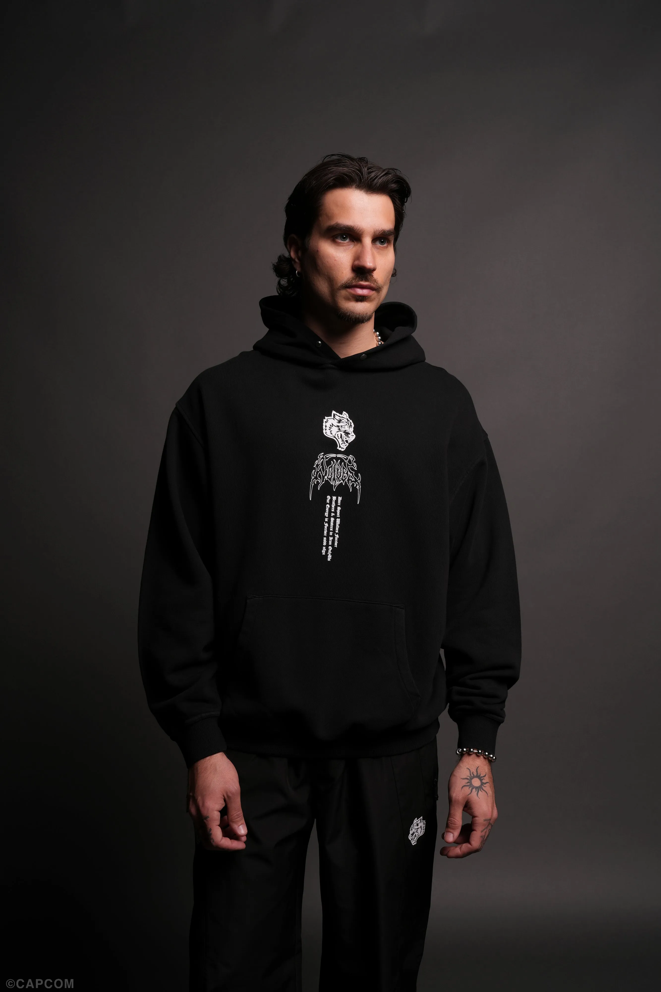 Akuma Forever "Pierce" Hoodie in Black