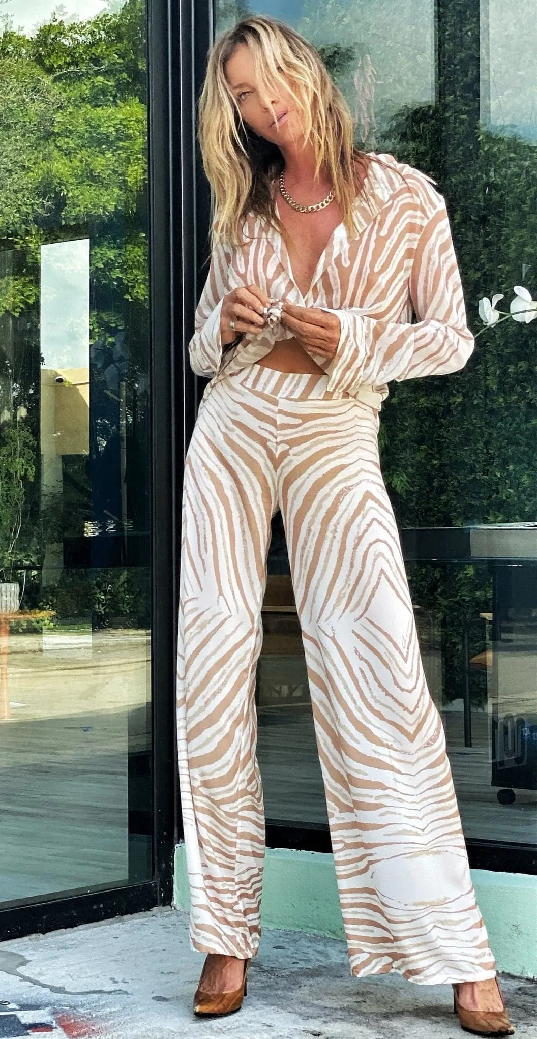 Audrey Pant Albino Zebra