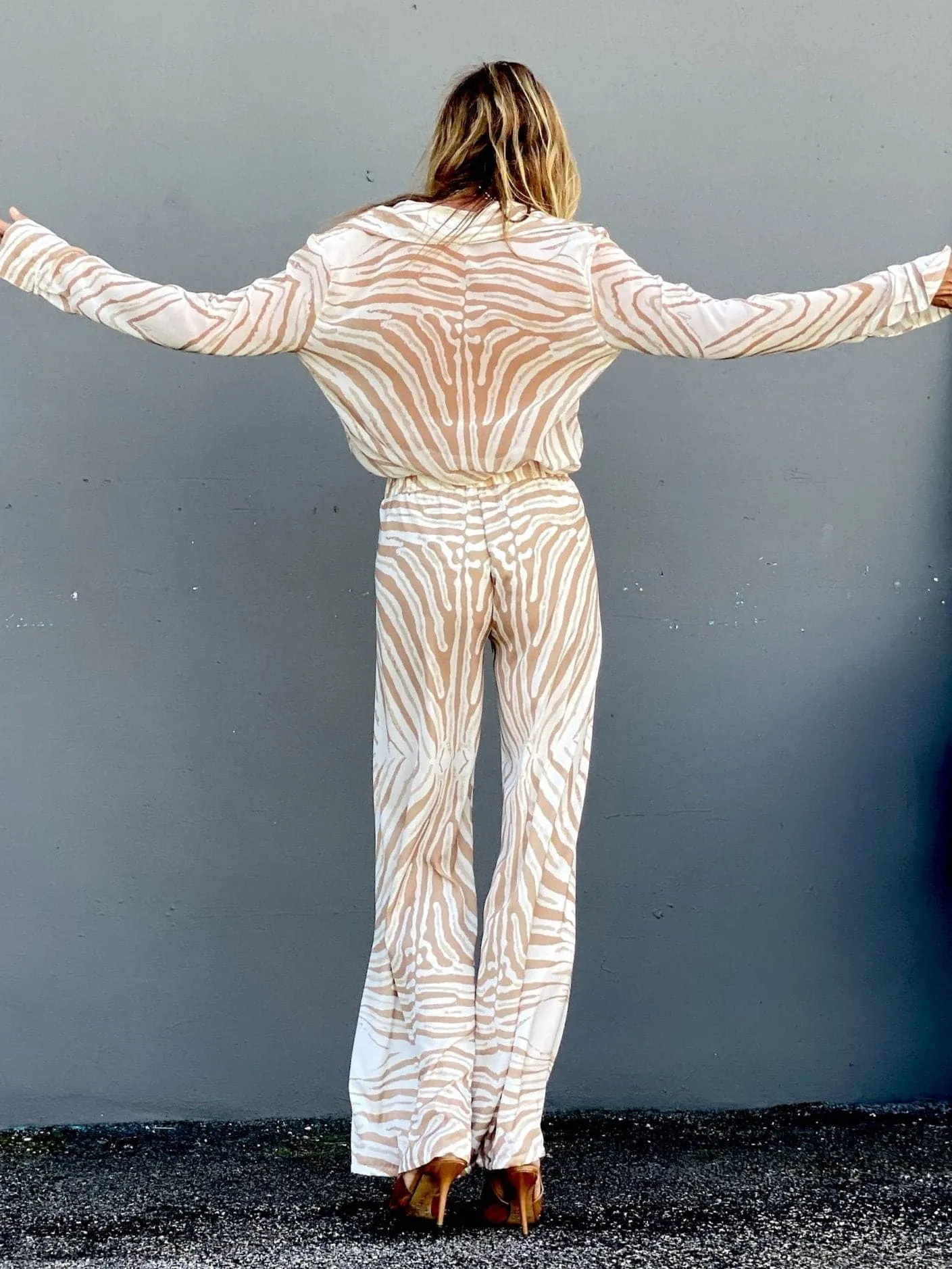 Audrey Pant Albino Zebra