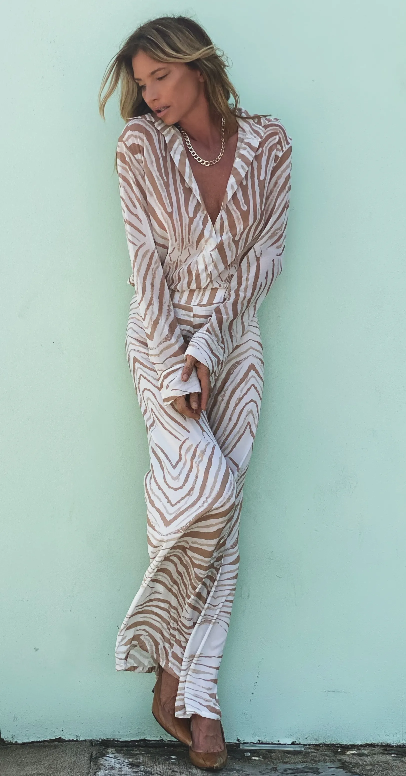 Audrey Pant Albino Zebra