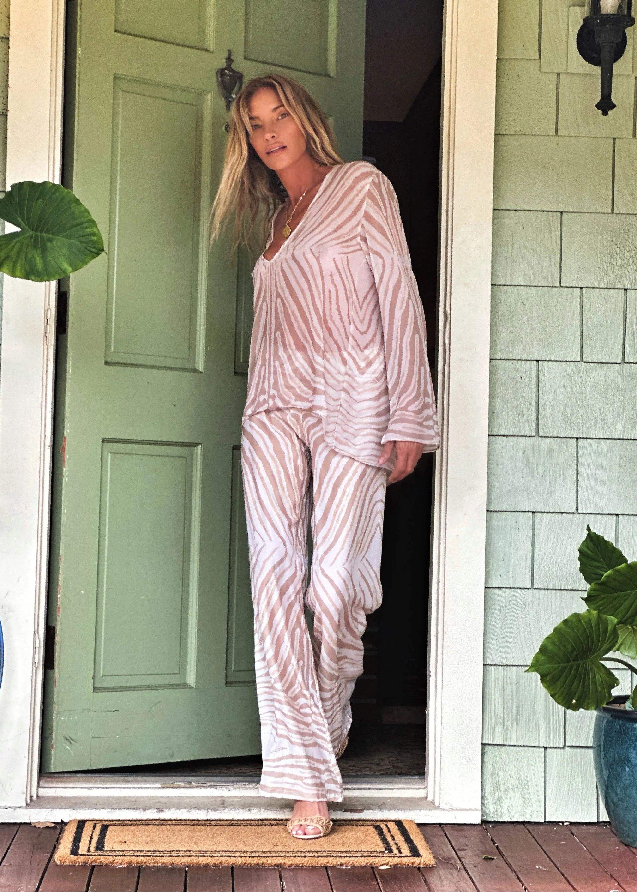 Audrey Pant Albino Zebra