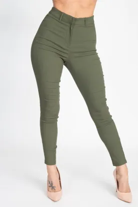 Autumn High Waisted Skinny Pants