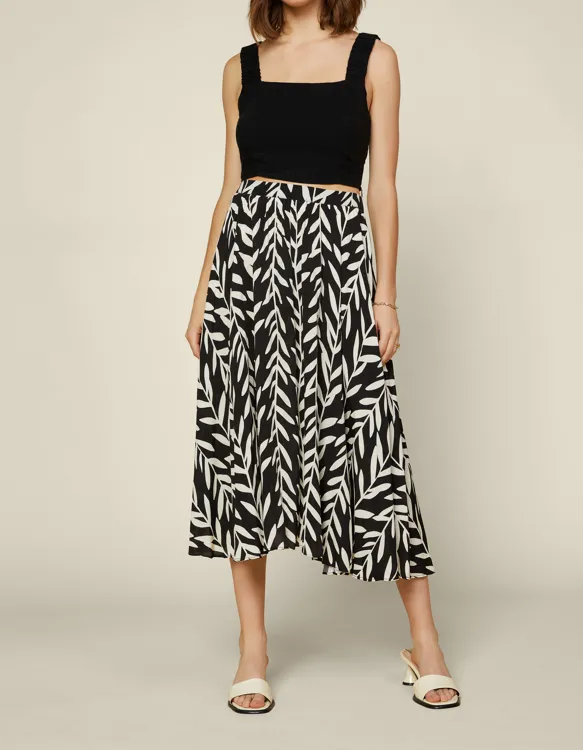 Carina Skirt in Black Ivory- Misses and Plus (S)