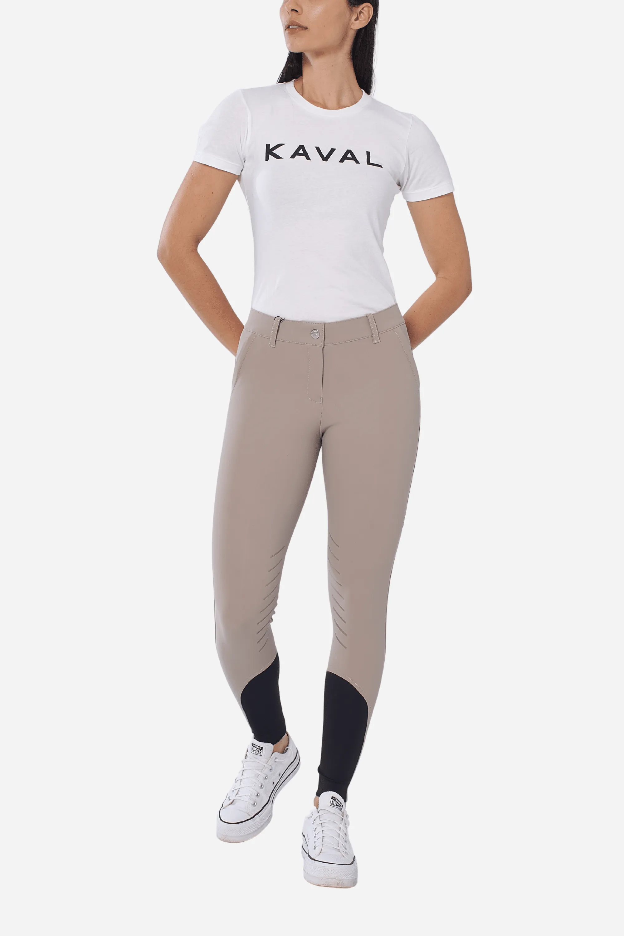 Crendak Knee Grip Breeches | B-Move - Taupe