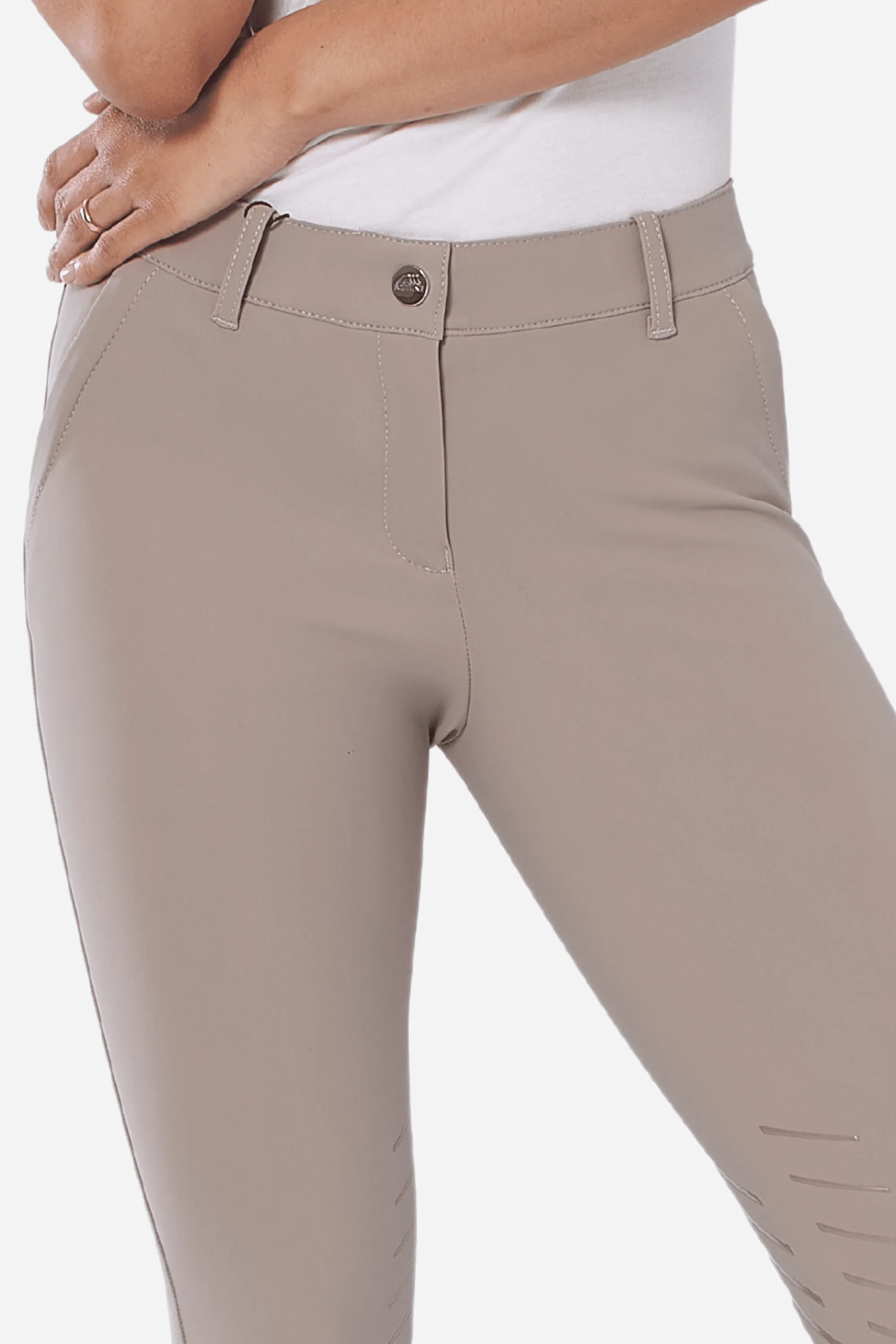 Crendak Knee Grip Breeches | B-Move - Taupe