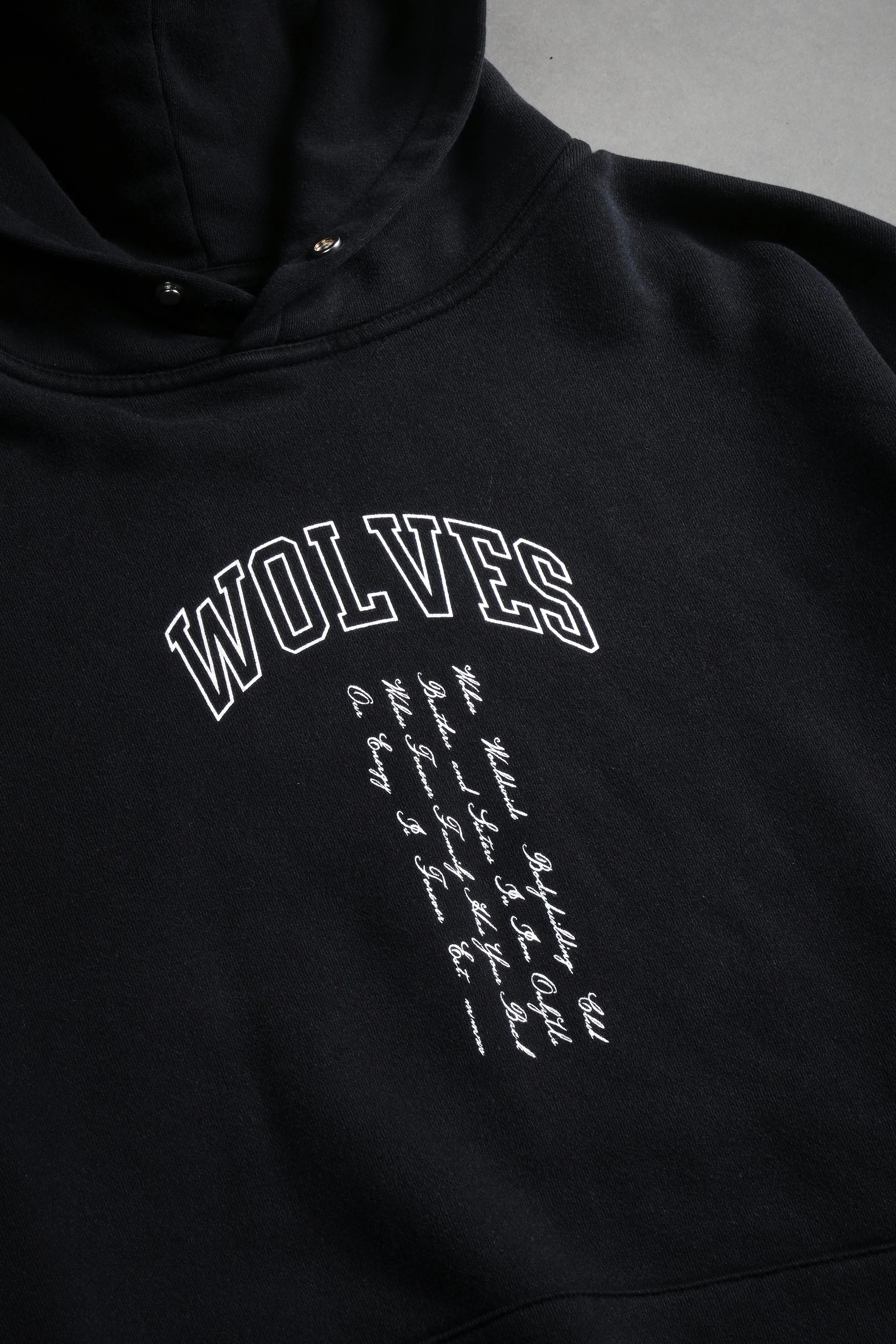 Don't Give Up "Pierce" Hoodie in Black