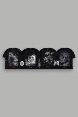 Echoes Of Valhalla "Side By Side" Tee Box Set in Black
