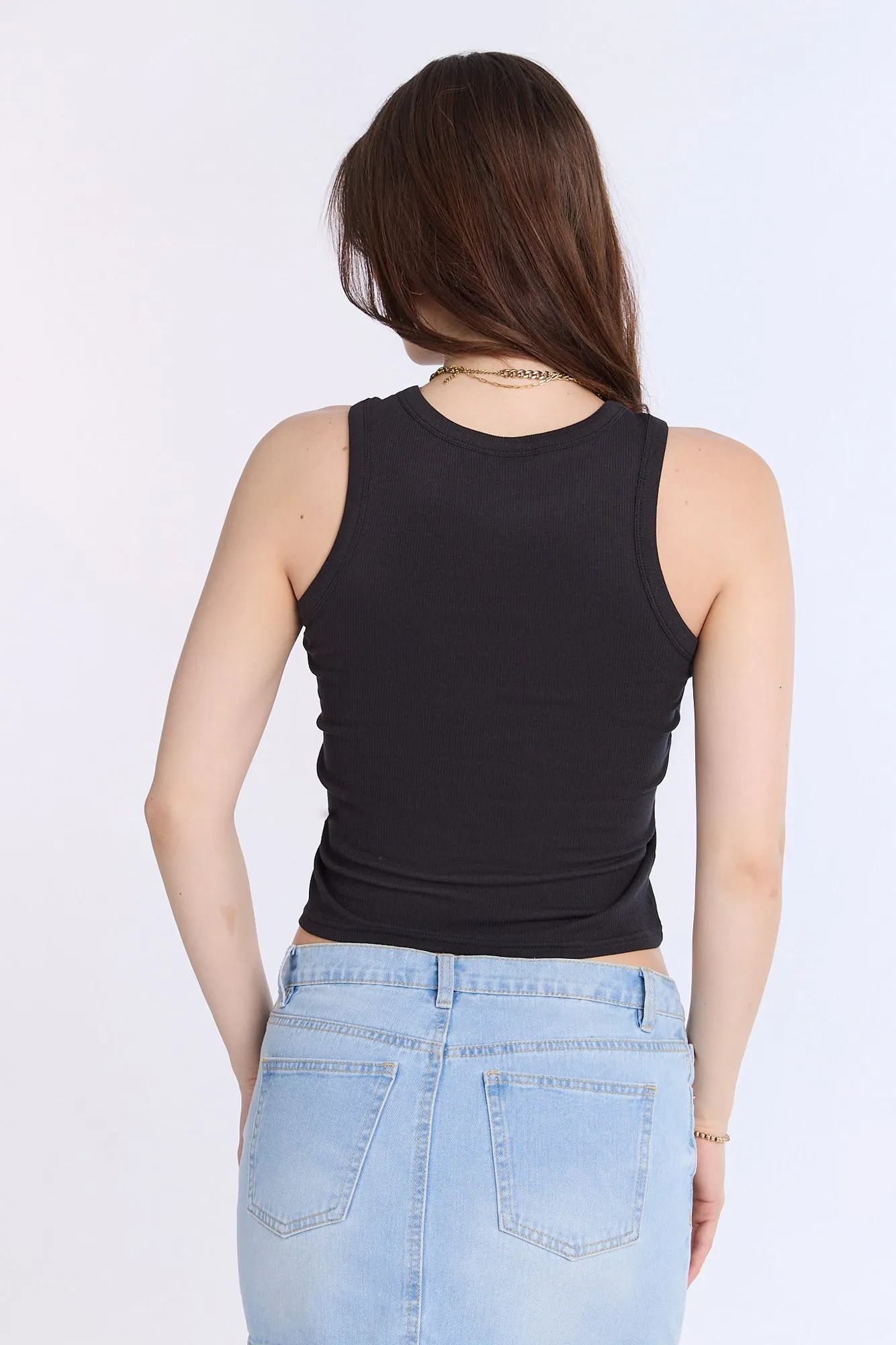 Ford Graphic Rhinestones Tank Top