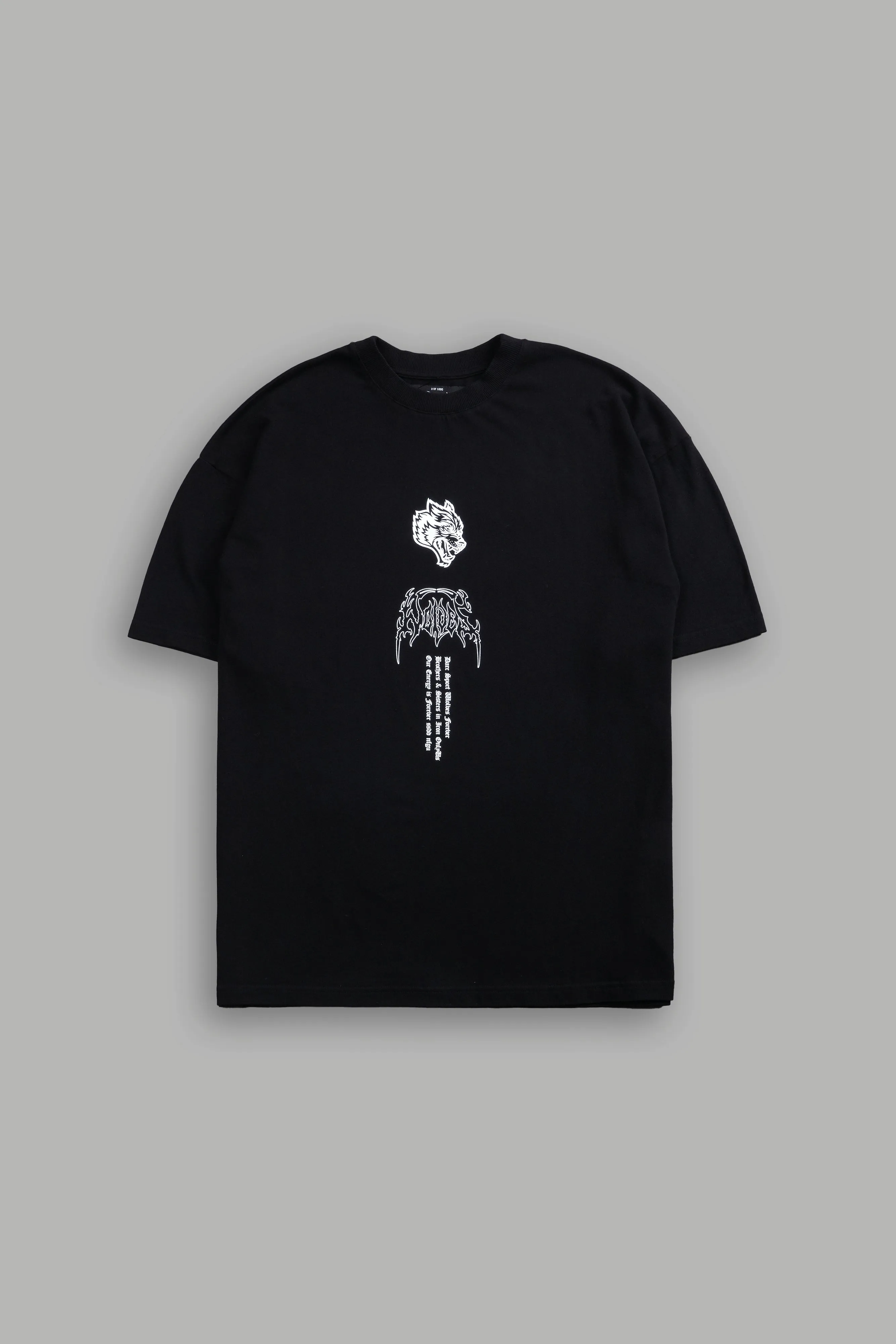 Gyomei "Premium" Oversized Tee in Black