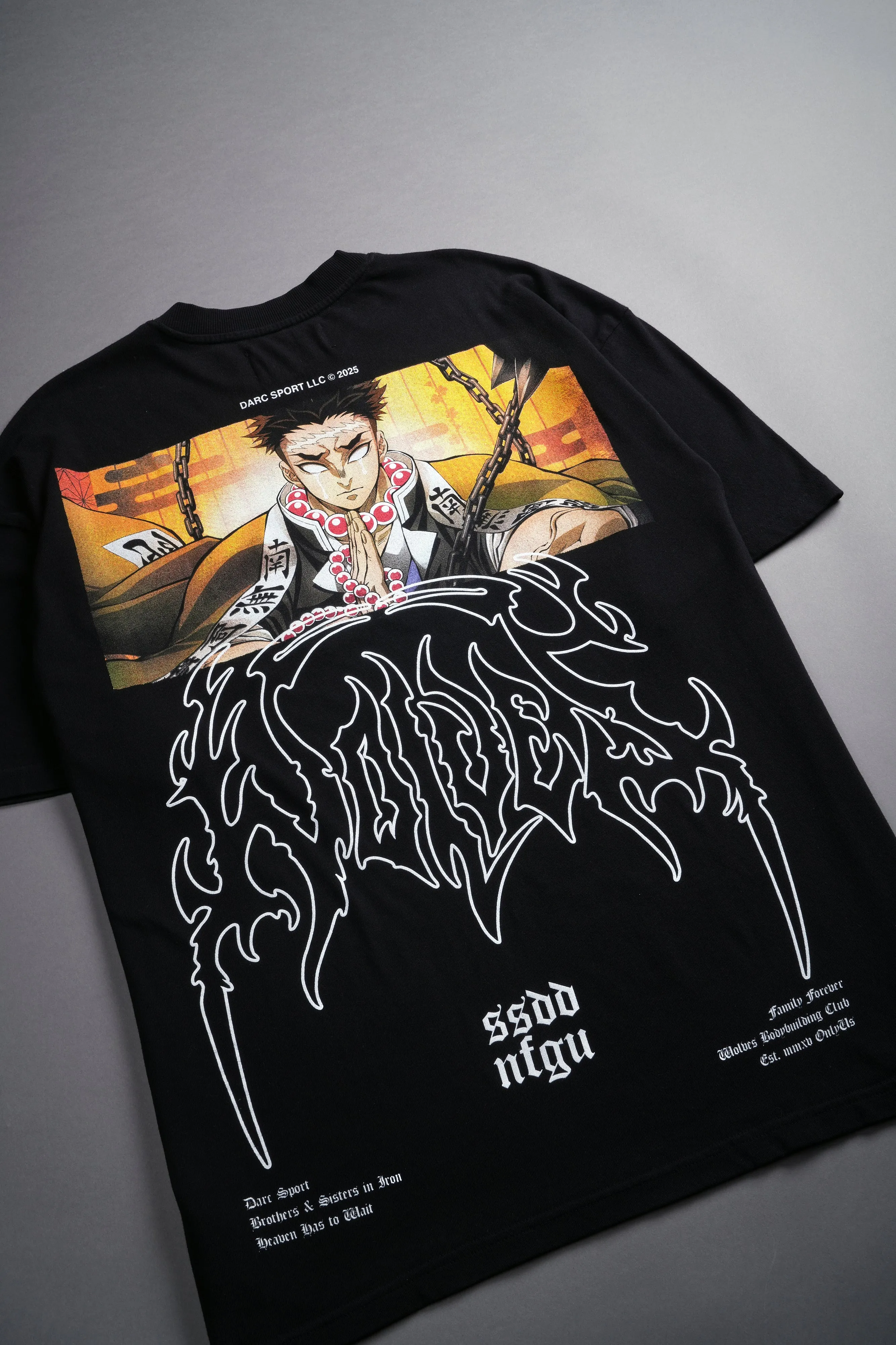 Gyomei "Premium" Oversized Tee in Black