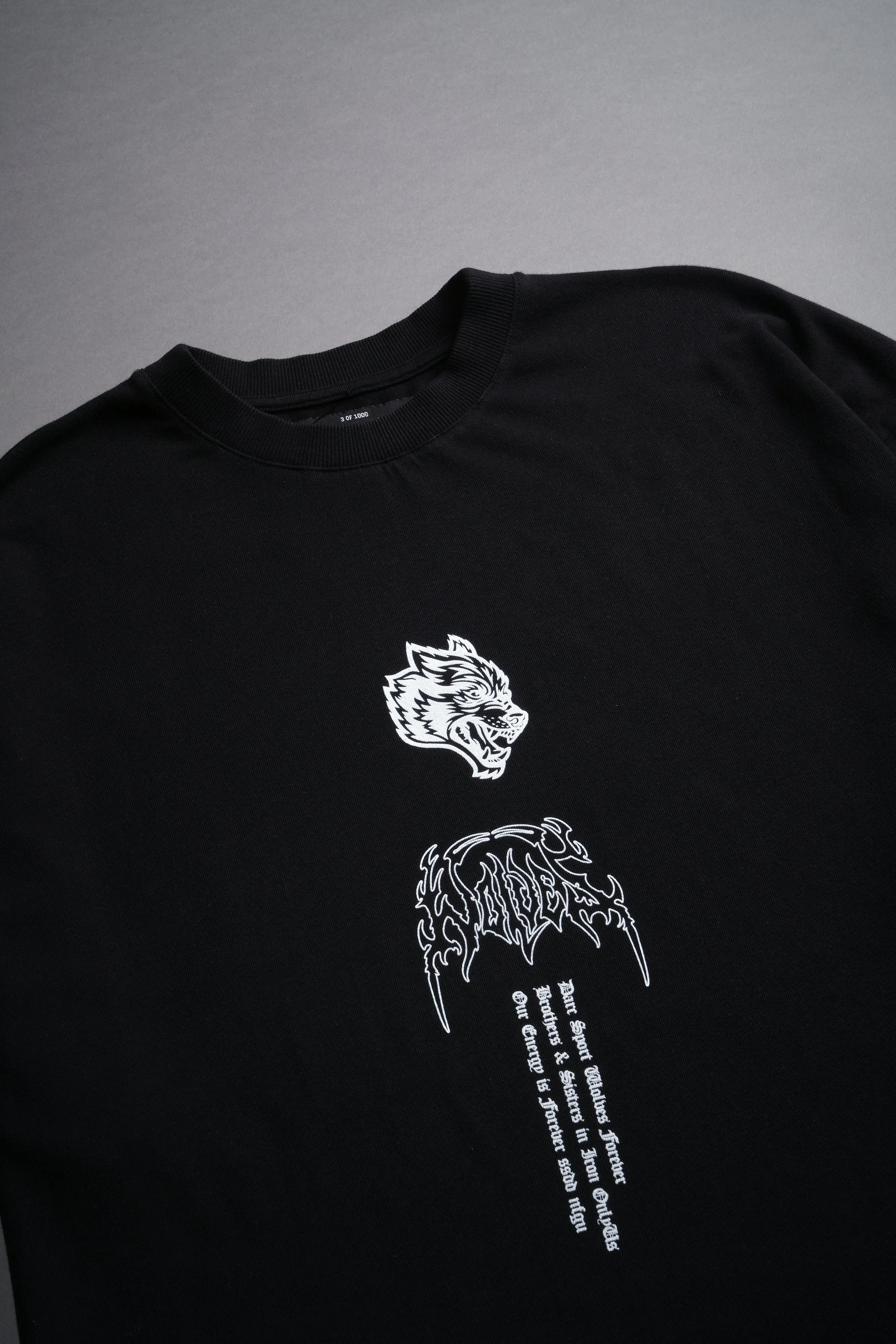 Gyomei "Premium" Oversized Tee in Black