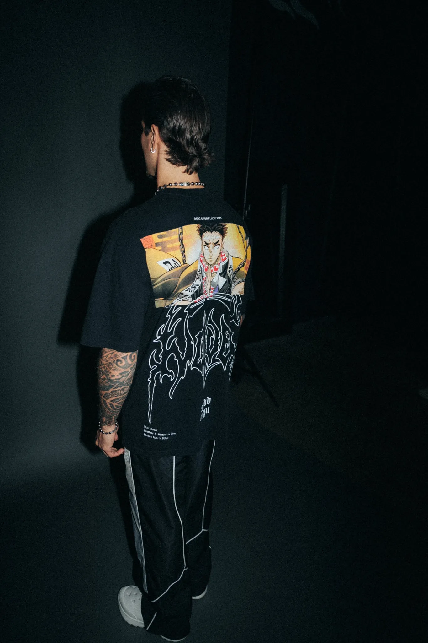 Gyomei "Premium" Oversized Tee in Black