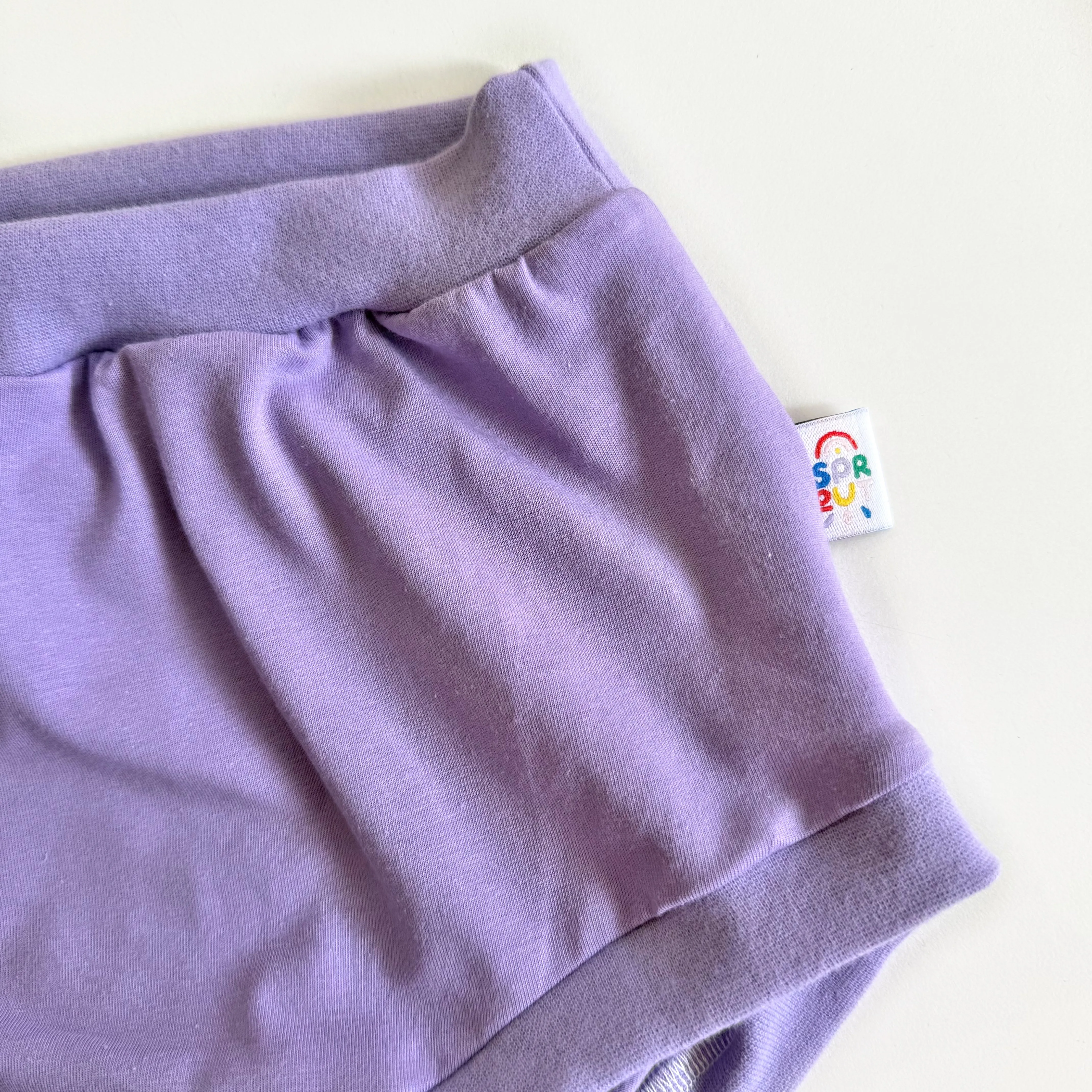 High Waisted Lilac Adult Pants | Women's Knickers | Organic Cotton Underwear