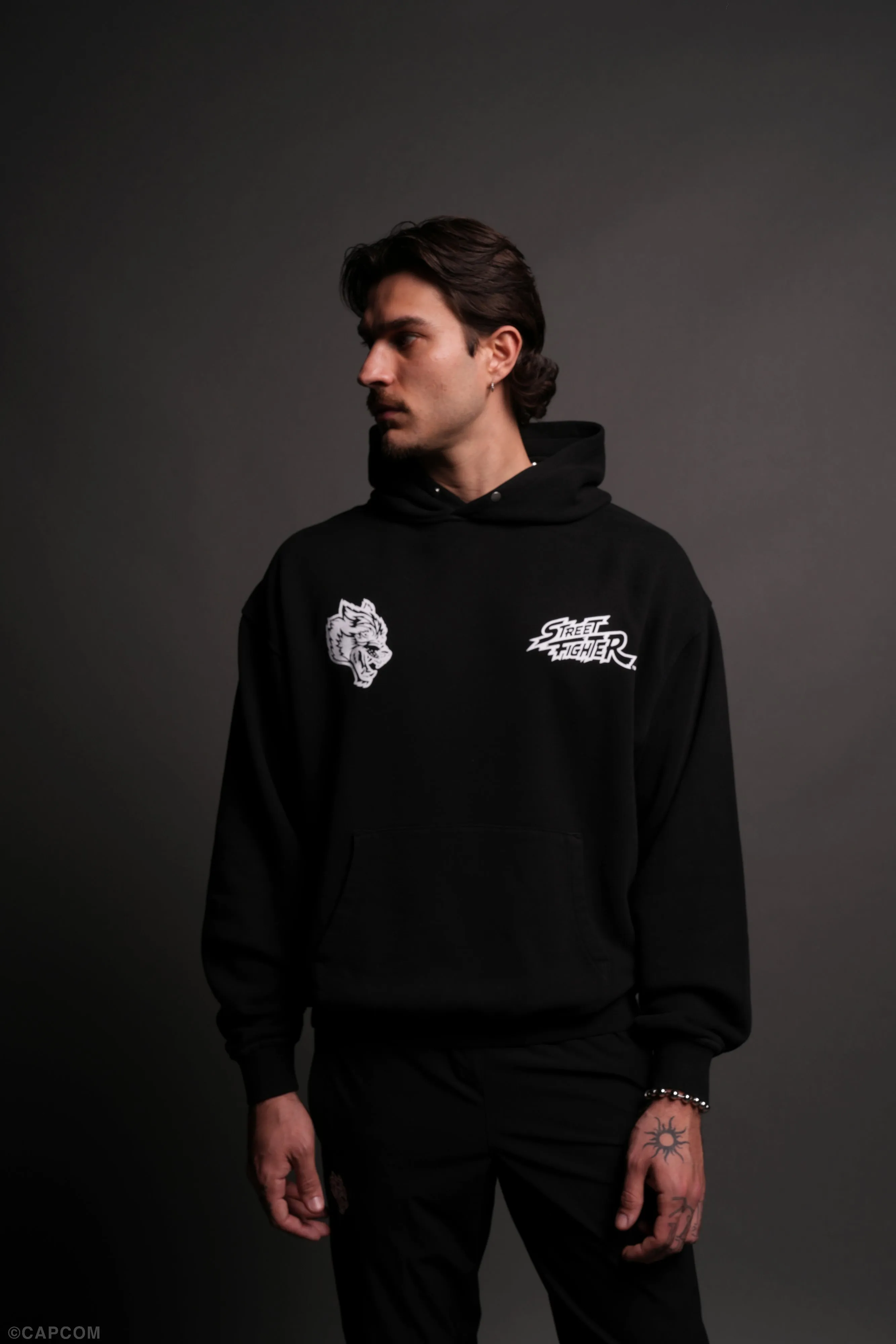 Iron Heart "Pierce" Hoodie in Black