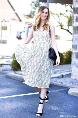 Jadore Lace Midi Dress