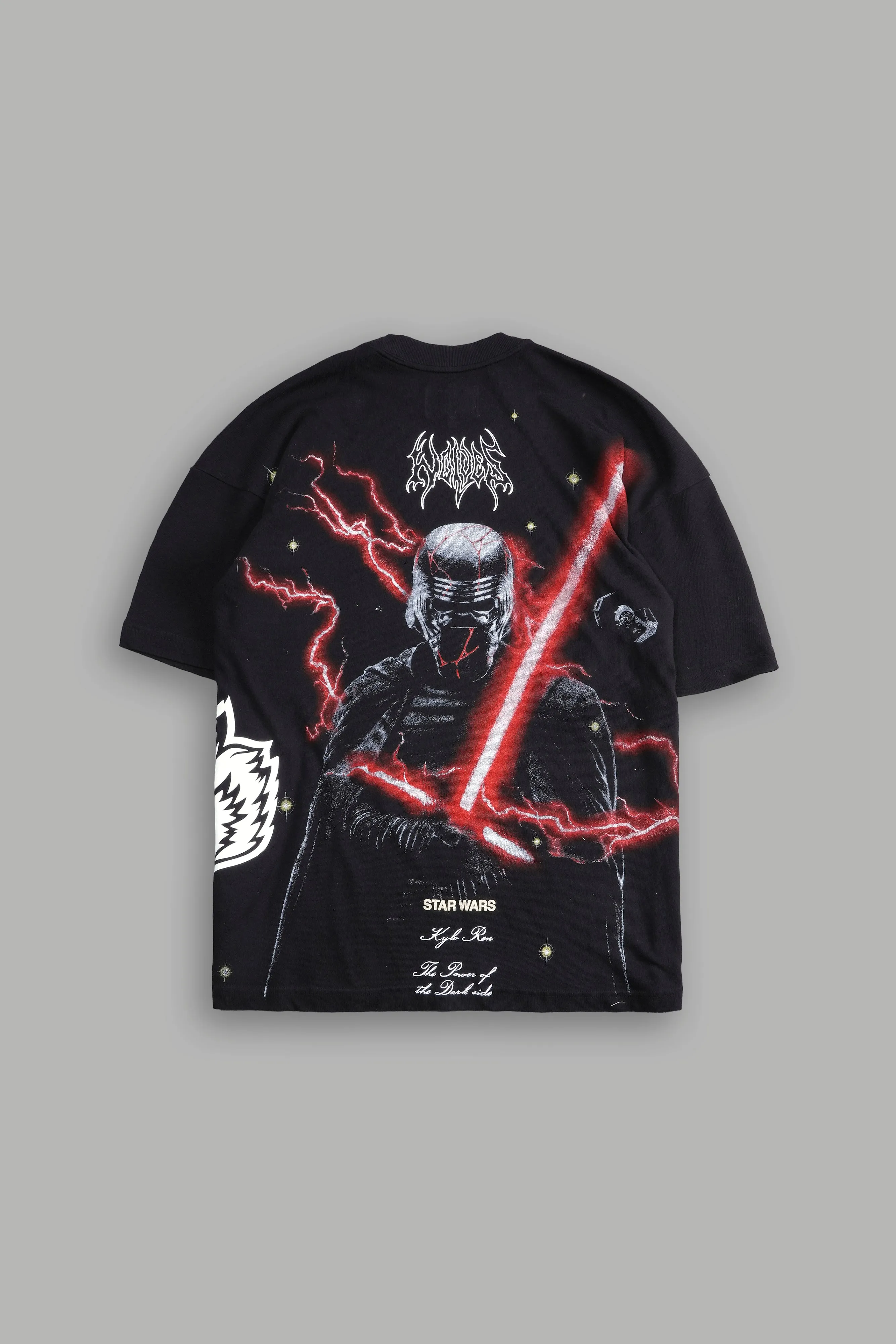 Kylo Ren "Side By Side" Oversized Tee in Black