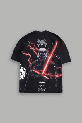 Kylo Ren "Side By Side" Oversized Tee in Black