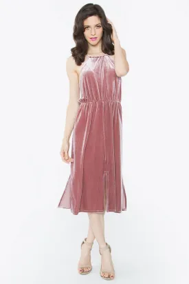 Violetta Velvet Midi Dress